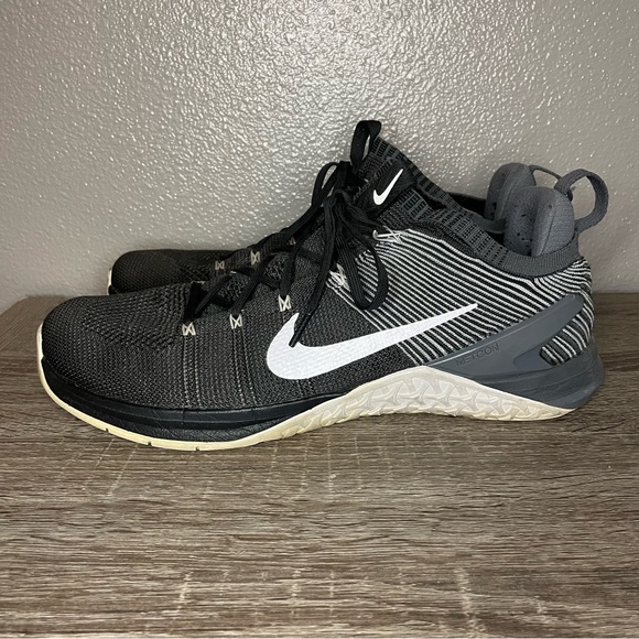 Nike Metcon DSX Flyknit 2 Shoes Men's 13 Black White CrossFit 924423-010 - Picture 4 of 15